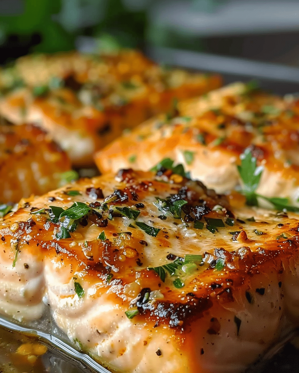 Air Fryer Garlic Butter Salmon