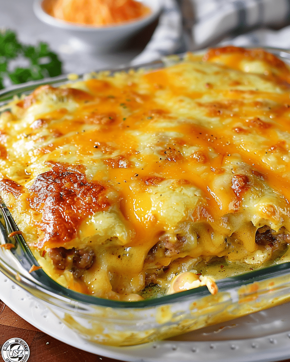 Chicken Cheeseburger Casserole