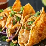 Chicken Wonton Tacos