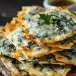 Crispy Spinach Cheese Bites: Low-Carb Snack Delight