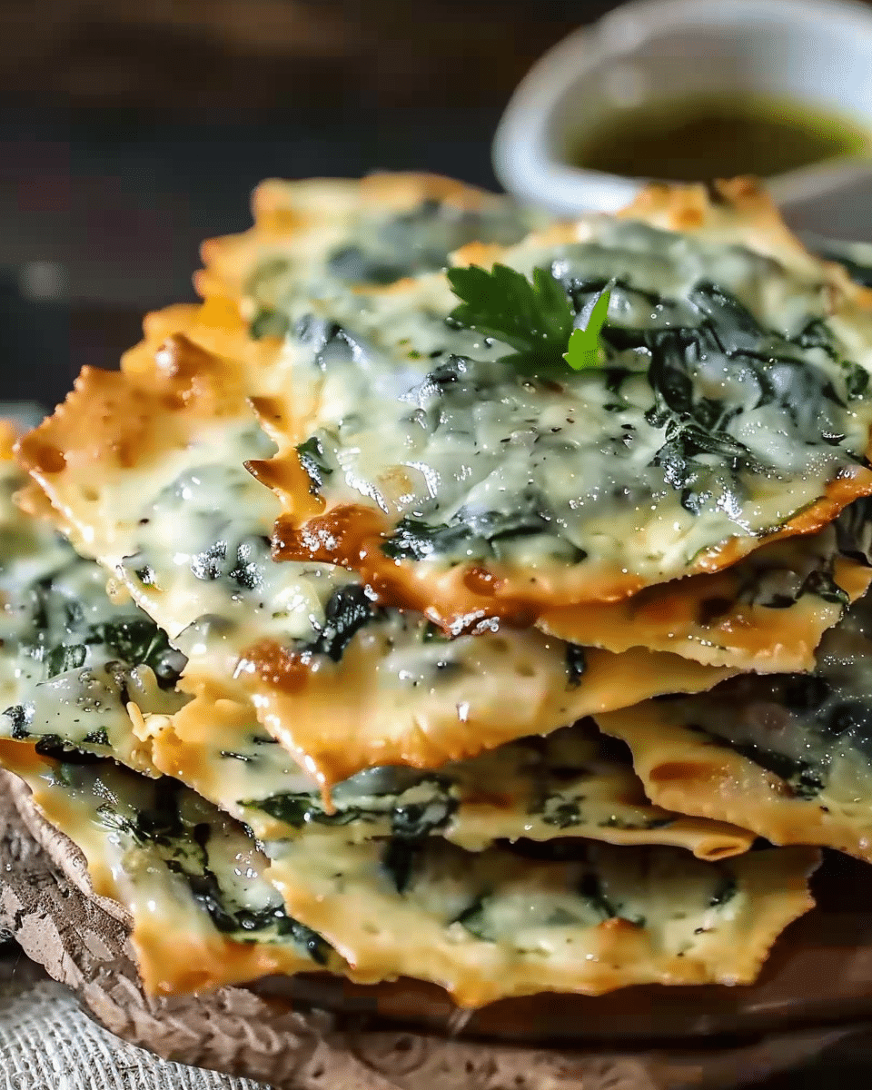 Crispy Spinach Cheese Bites: Low-Carb Snack Delight
