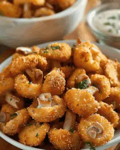 Crispy Breaded Mushrooms