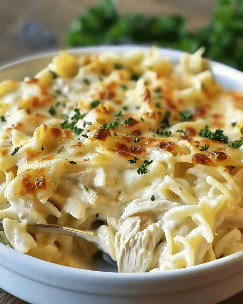 Dolly’s Creamy Chicken Noodle Casserole: A Hearty, Classic Family Favorite