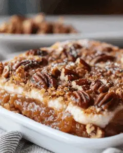 Pecan Pie Dump Cake