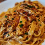 Spicy Cajun Chicken Fettuccine in Creamy Garlic Sauce: A Bold and Comforting Pasta Night Favorite