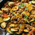 One-Pan Taco Zucchini Skillet