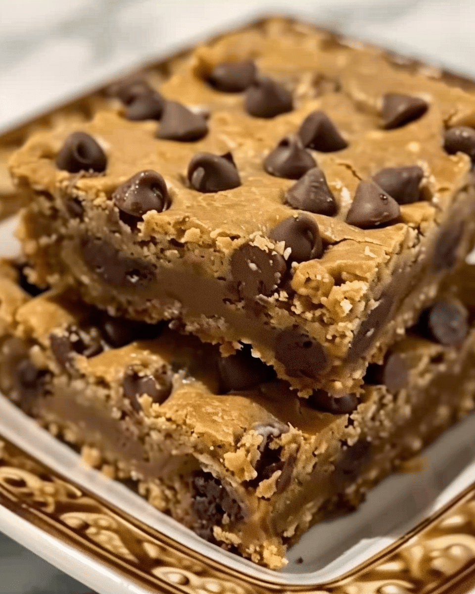 Peanut Butter Chocolate Chip Cookie Bars