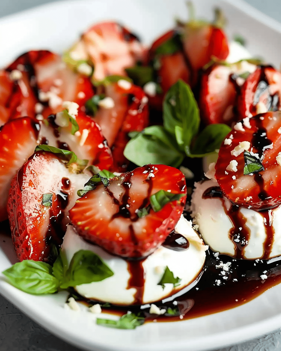 Balsamic Strawberry Caprese: A Fresh Twist on a Classic Salad