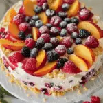 Summer Berry and Peach Cheesecake Recipe