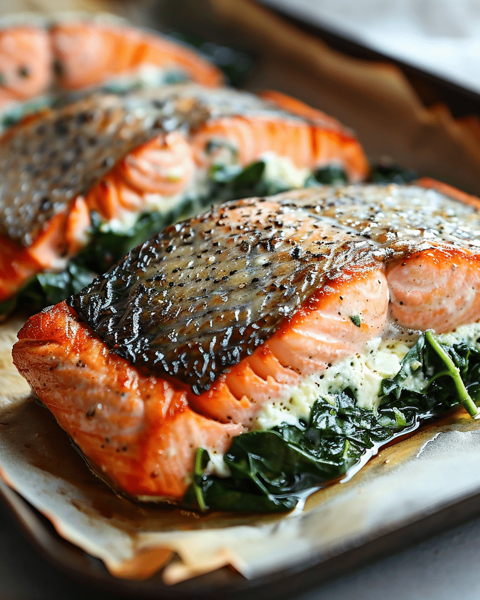 Delicious Easy Spinach Stuffed Salmon Recipe for Quick Weeknight Dinners