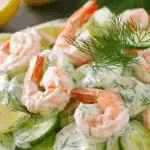 Shrimp Cucumber Salad with Creamy Lemon & Dill Dressing: Light, Bright, and Delicious