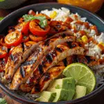 Honey Chipotle Chicken Rice Bowl