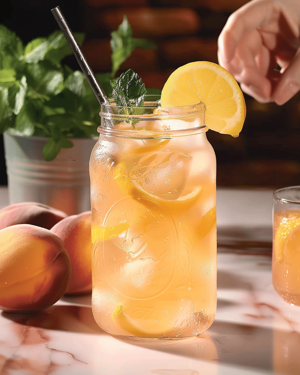 How to Make Peach Lemonade: Sweet, Tart, and Refreshingly Homemade