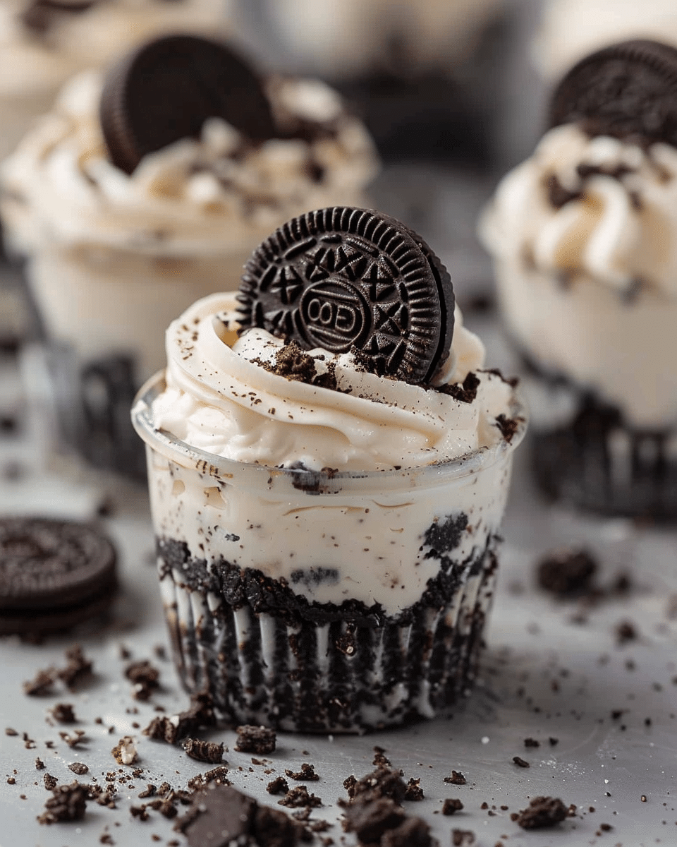 No-Bake Oreo Cheesecake Cups