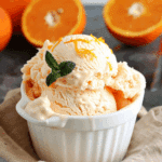 Creamy No-Churn Orange Creamsicle Ice Cream