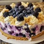 Blueberry Cream Cheese Crumb Cake
