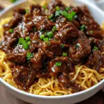 Sticky Beef Noodles