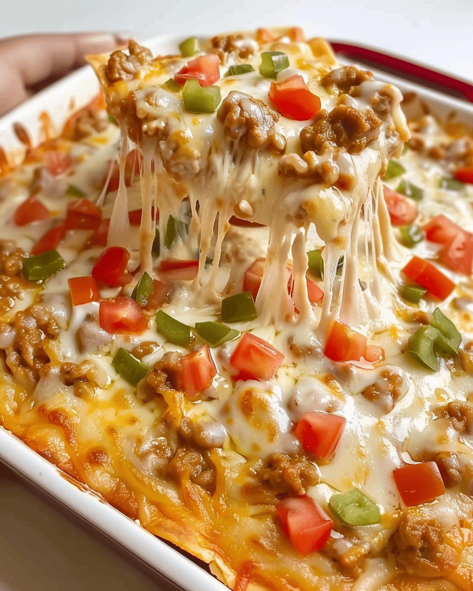 Cheesy Mexican White Trash Casserole