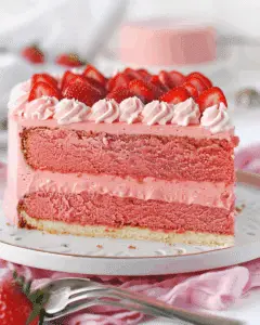 Strawberry Mousse Cake