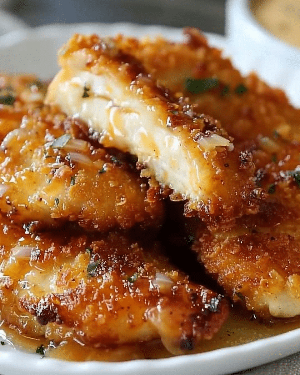 Air Fryer Honey Butter Garlic Chicken Tenders