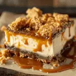 Irresistible Butterfinger Caramel Cheesecake Bars
