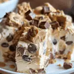 Cookie Dough Snickers & Reese’s Ice Cream: A Rich, No-Churn Frozen Dessert