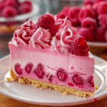 Pink Velvet Raspberry Swirl Cheesecake