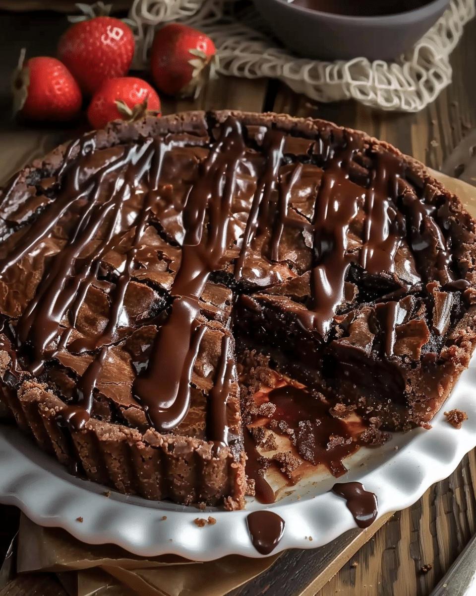 Gooey Brownie Pie