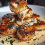 Seared Scallops with Spicy Cajun Cream Sauce That Melt in Your Mouth