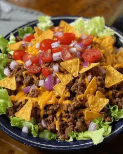 Crunchy Dorito Taco Salad That Steals the Show