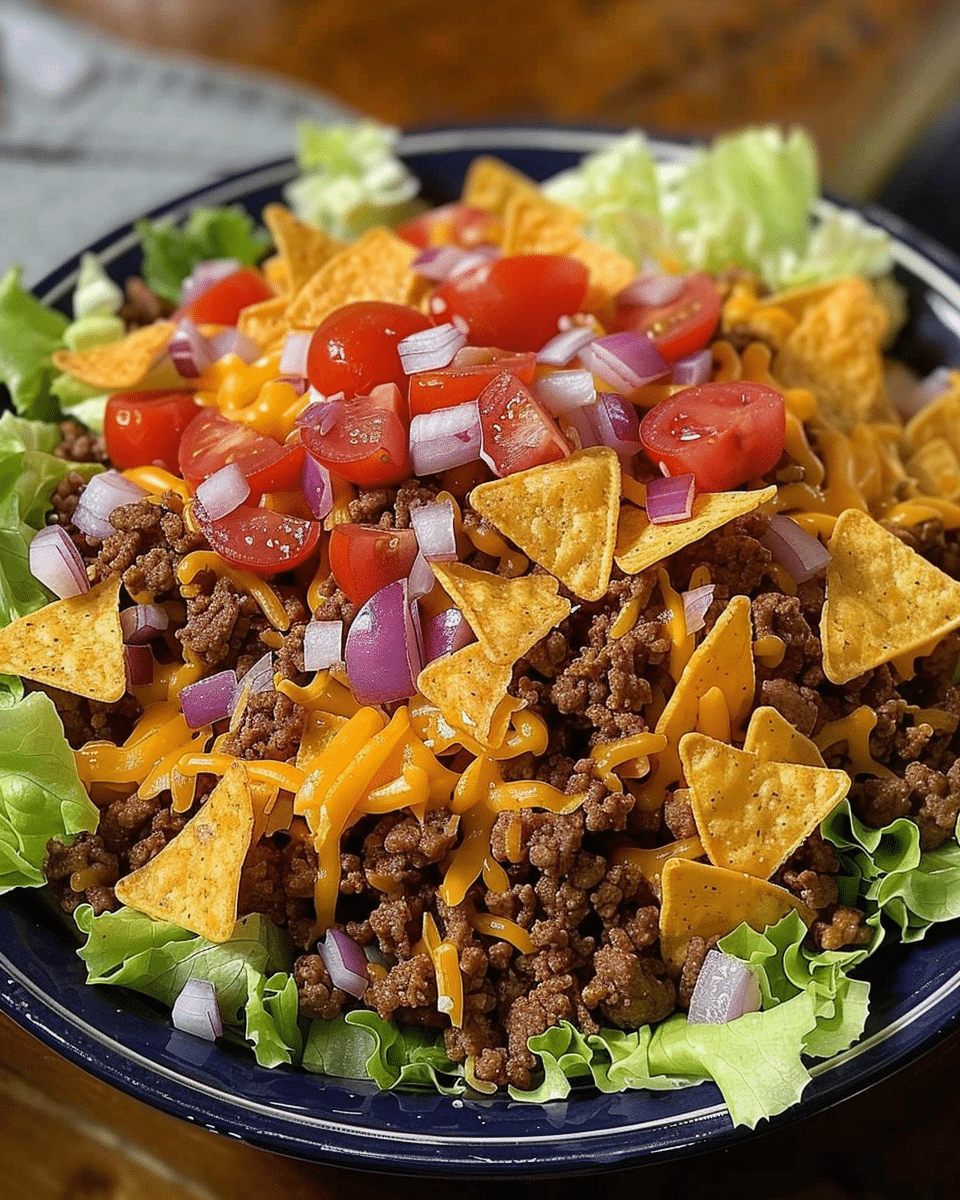 Crunchy Dorito Taco Salad That Steals the Show
