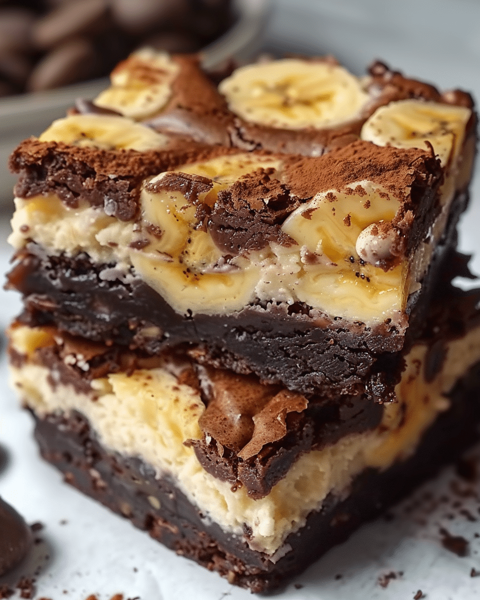 Banana Pudding Brownies
