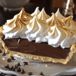 Chocolate Pie with Golden Meringue