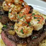 Garlic Butter Surf & Turf Steaks