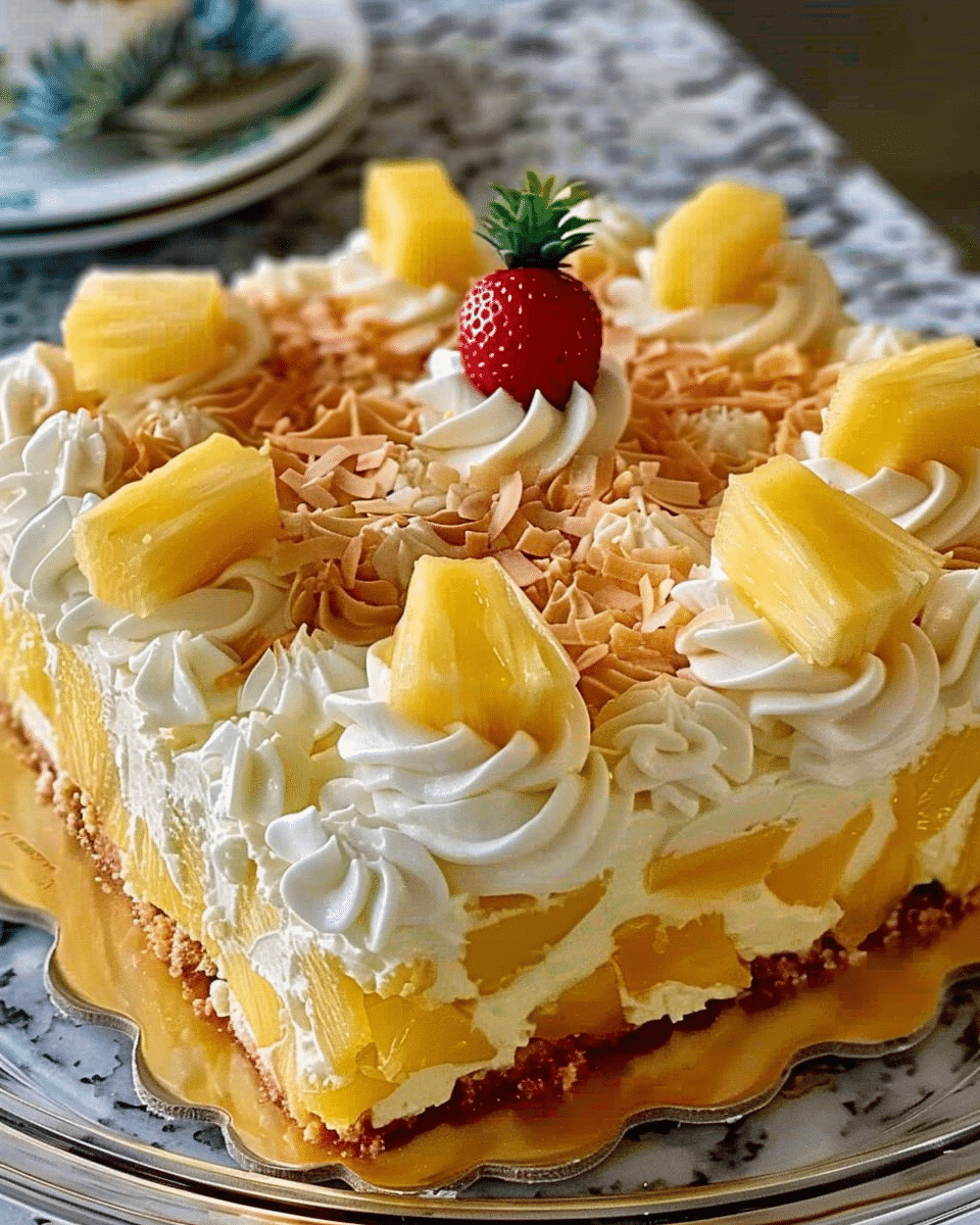 Pineapple Coconut Dream Cake