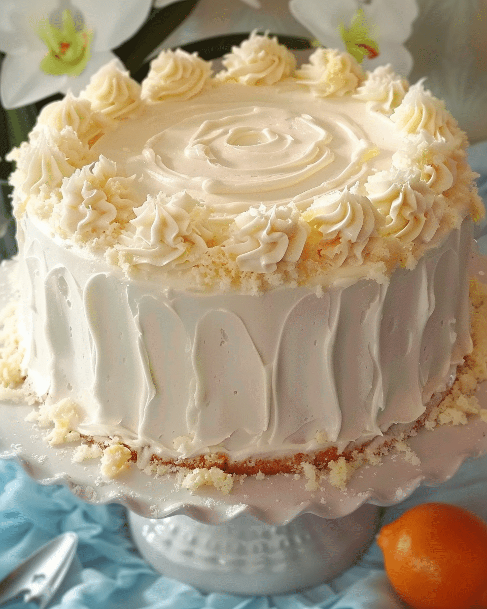 Pound Cake with Homemade Cream Cheese Icing