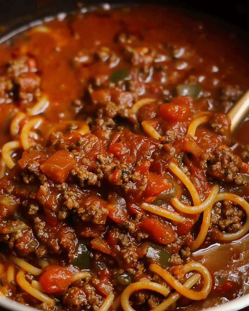 Stovetop Garlic Butter Spaghetti with a Kick