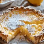 Mini Creamy Lemon Custard Pies
