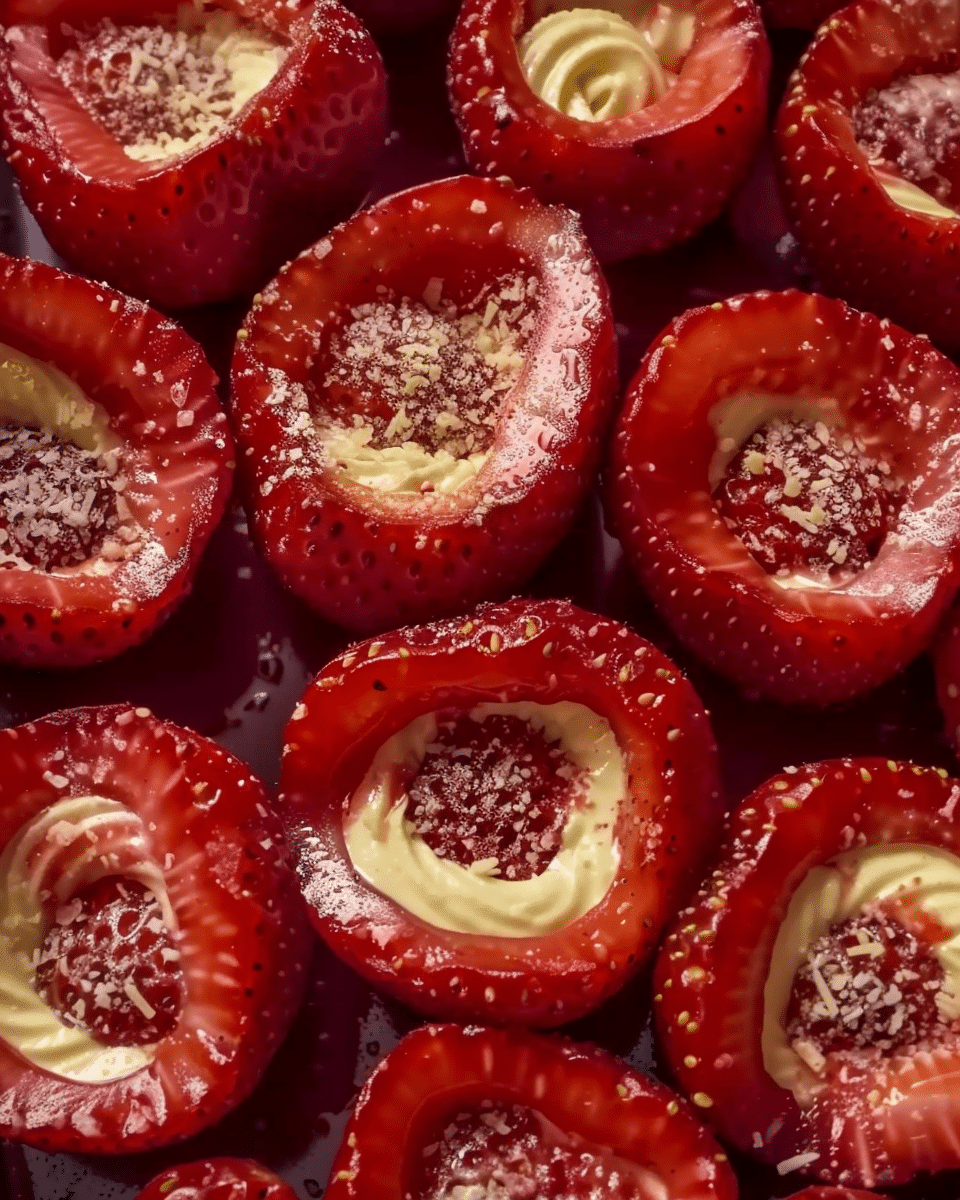 Cheesecake Deviled Strawberries