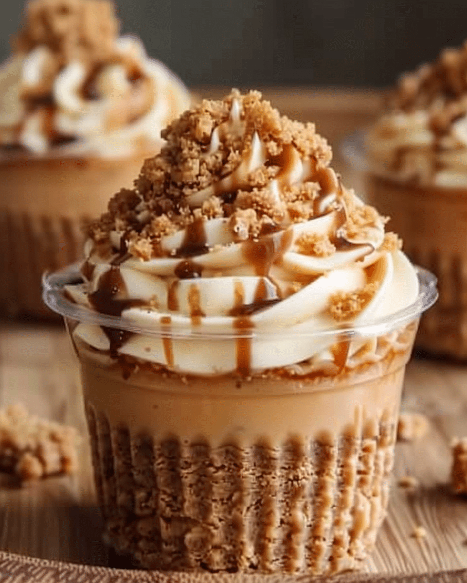 Creamy Cookie Butter Cheesecake Cup Recipe