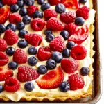 Fresh Fruit Pizza with Creamy Topping: A Colorful and Sweet Dessert Everyone Loves