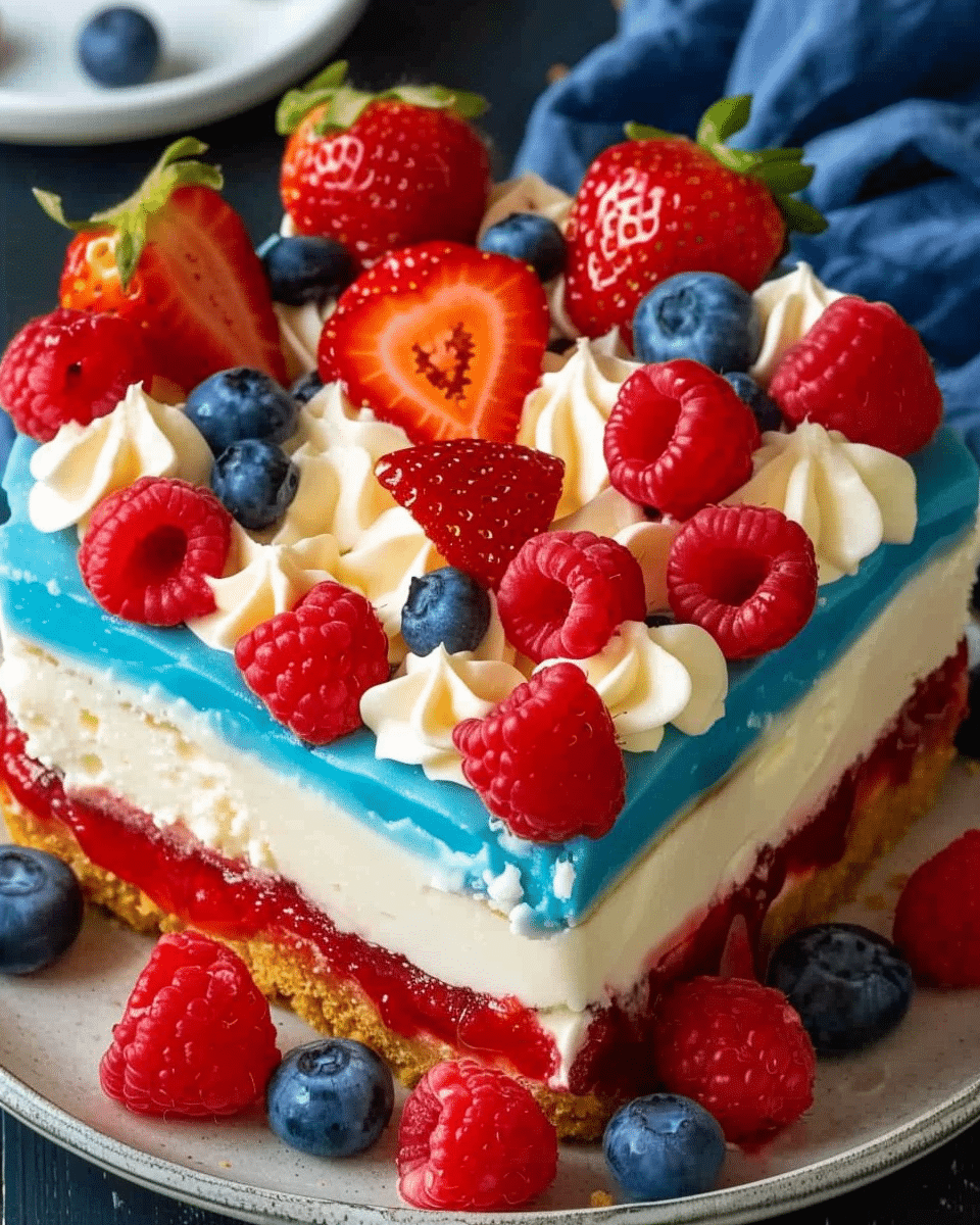 No-Bake Patriotic Cheesecake: A Festive Treat for Any Celebration