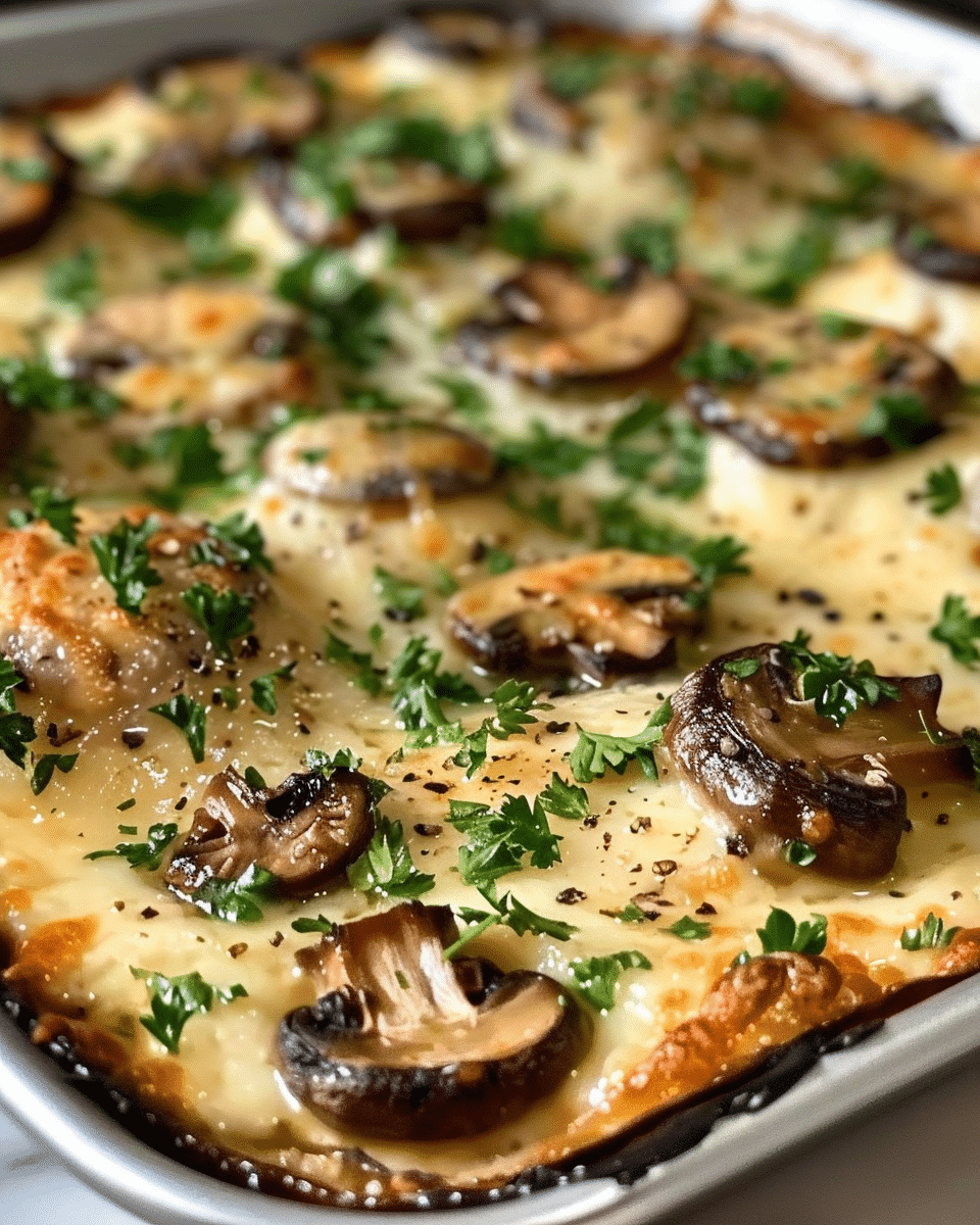 Sheet Pan Garlic Butter Mushrooms