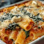 Baked Rigatoni with Spinach and Ricotta Recipe
