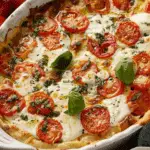 Warm Baked Caprese Cheese Dip