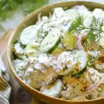 Creamy Cucumber Salad