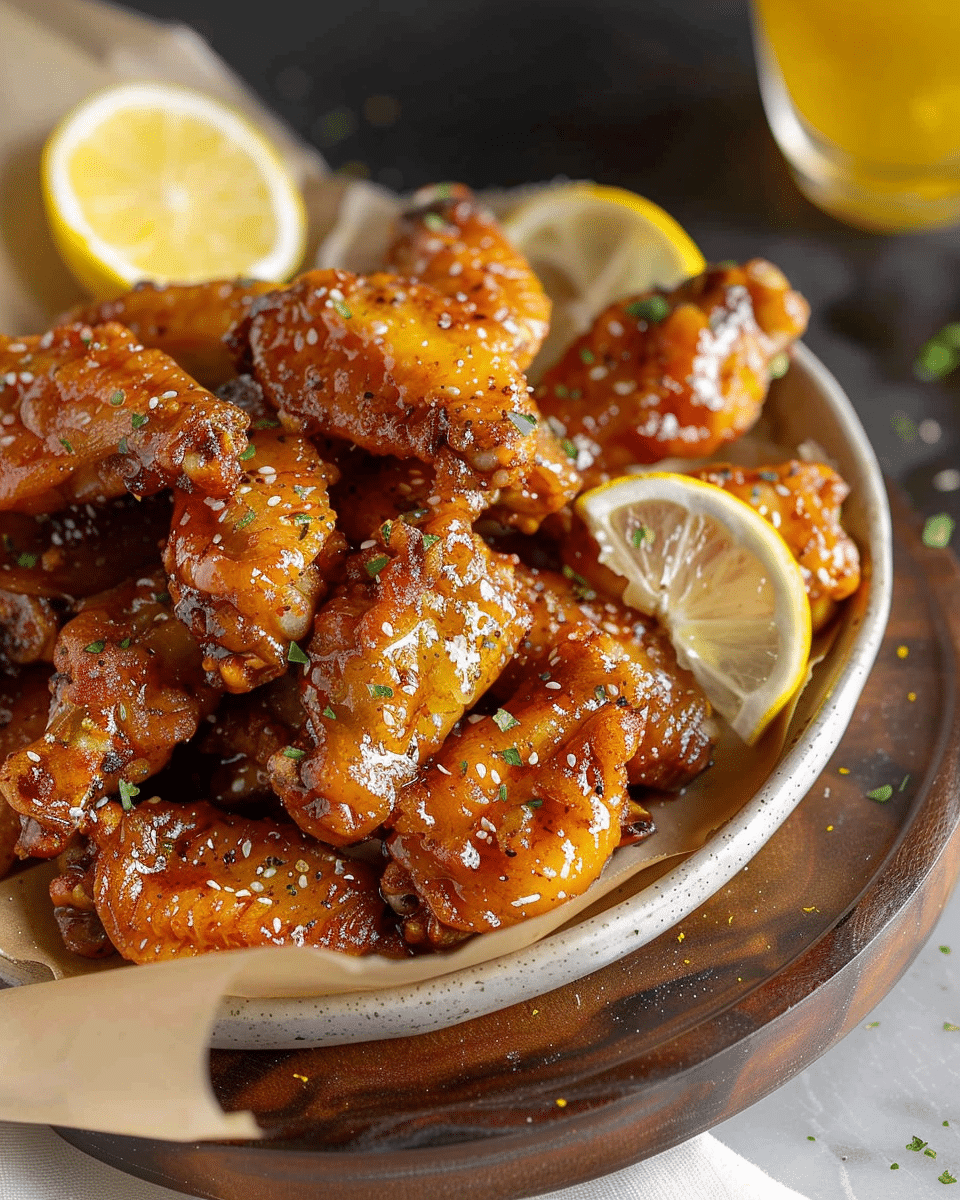 Sticky Honey Lemon Pepper Wings Recipe: Sweet, Tangy, and Full of Zing