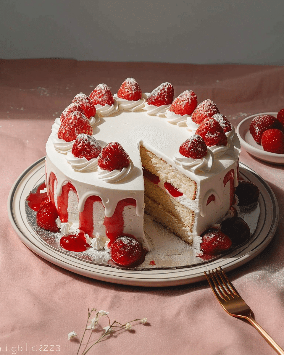 Japanese Strawberry Cake