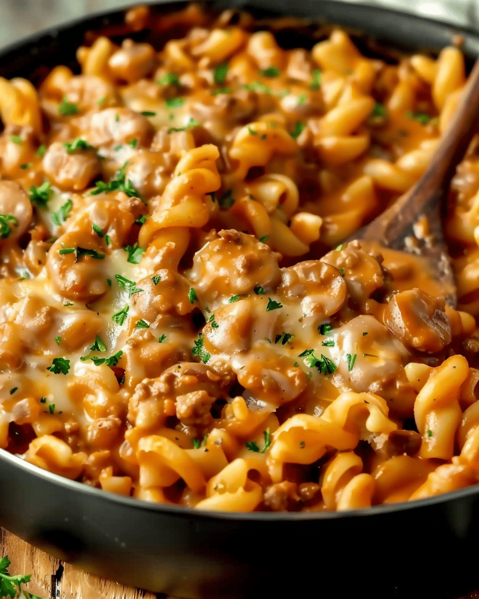 One Pot French Onion Pasta