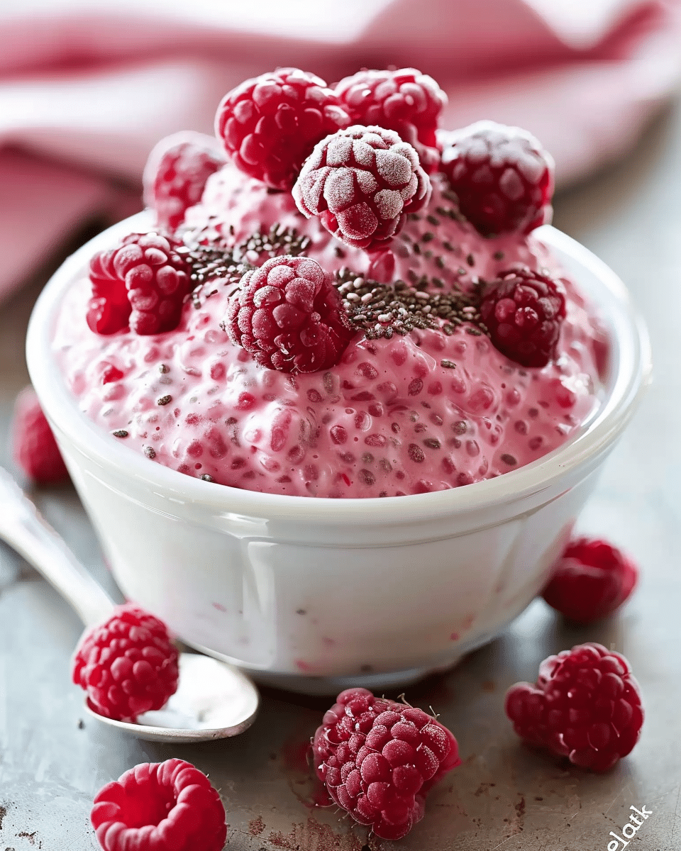 Raspberry Chia Pudding